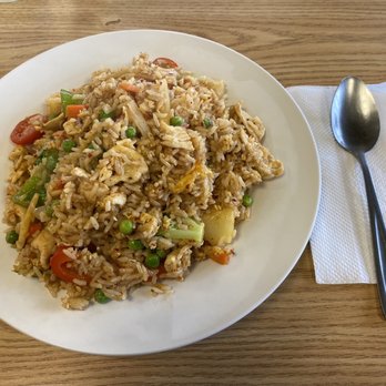 Polly's Thai Food - Spicy fried rice chicken (spice level 2) - Thai Near Me - Lawton, Oklahoma Polly's Thai Food - Spicy fried rice chicken (spice level 2) - Thai Near Me - Lawton, Oklahoma