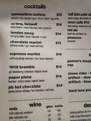 Menu photo 3 Gross Confection Bar Portland, ME