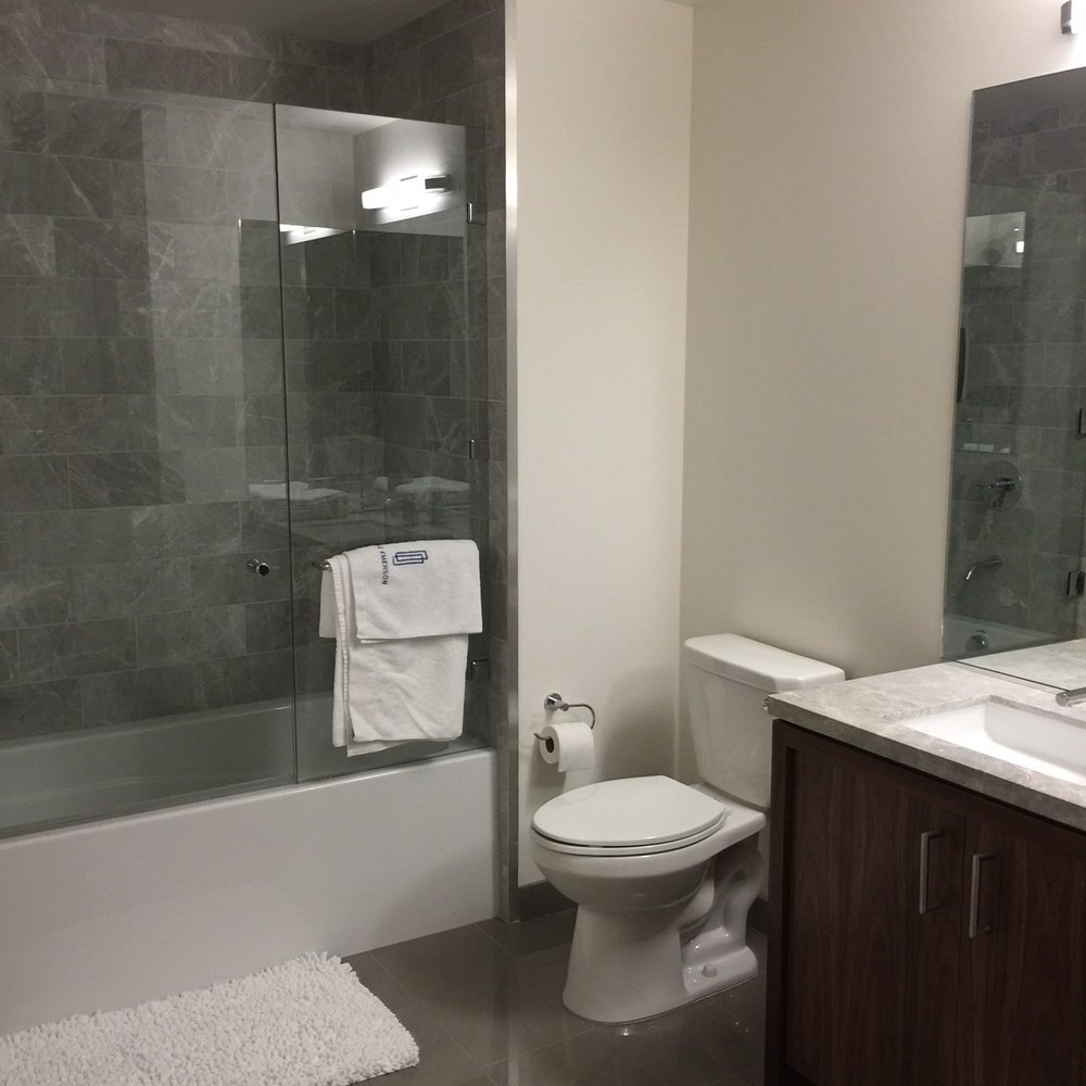 The Emerson - Nice clean bathroom - Apartments Near Me - Los Angeles, California The Emerson - Nice clean bathroom - Apartments Near Me - Los Angeles, California