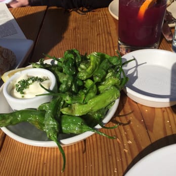 Terra Plata - Blistered shishito peppers - New American Near Me - Seattle, Washington