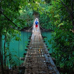 B&C Costa Rica Adventures - Bridge near Rio Celeste