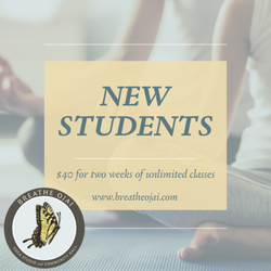 Breathe Ojai - An awesome new student special!
