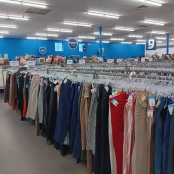 Goodwill - The clothing section comprises the bulk of the store's central area. - Thrift Stores Near Me - Sun City West, Arizona Goodwill - The clothing section comprises the bulk of the store's central area. - Thrift Stores Near Me - Sun City West, Arizona