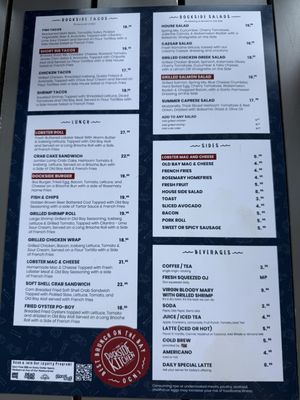 Menu photo 2 Dockside Kitchen Ocean City, NJ Menu photo 2 Dockside Kitchen Ocean City, NJ