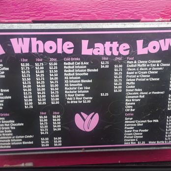 A Whole Latte Love Shop - Quick pick-me-up... - Coffee & Tea Near Me - Anchorage, Alaska A Whole Latte Love Shop - Quick pick-me-up... - Coffee & Tea Near Me - Anchorage, Alaska