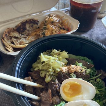 Fooki - Holy Pork Nachos, Braised COW WOW Noodle Soup for takeout - Bubble Tea Near Me - Aiea, Hawaii