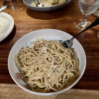 Rusticucina - Carbonara with bucatini - Italian Near Me - San Diego, California Rusticucina - Carbonara with bucatini - Italian Near Me - San Diego, California