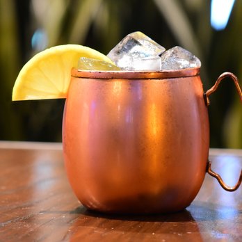 210 Brewing CO - a copper mug with ice and a lemon wedge - New American Near Me - Arlington, Washington