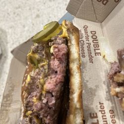 McDonald's - Pink double quarter pounder w/ cheese. Tonight.