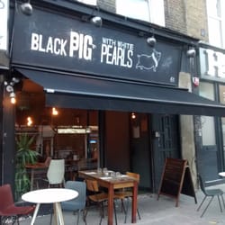 Black Pig With White Pearls