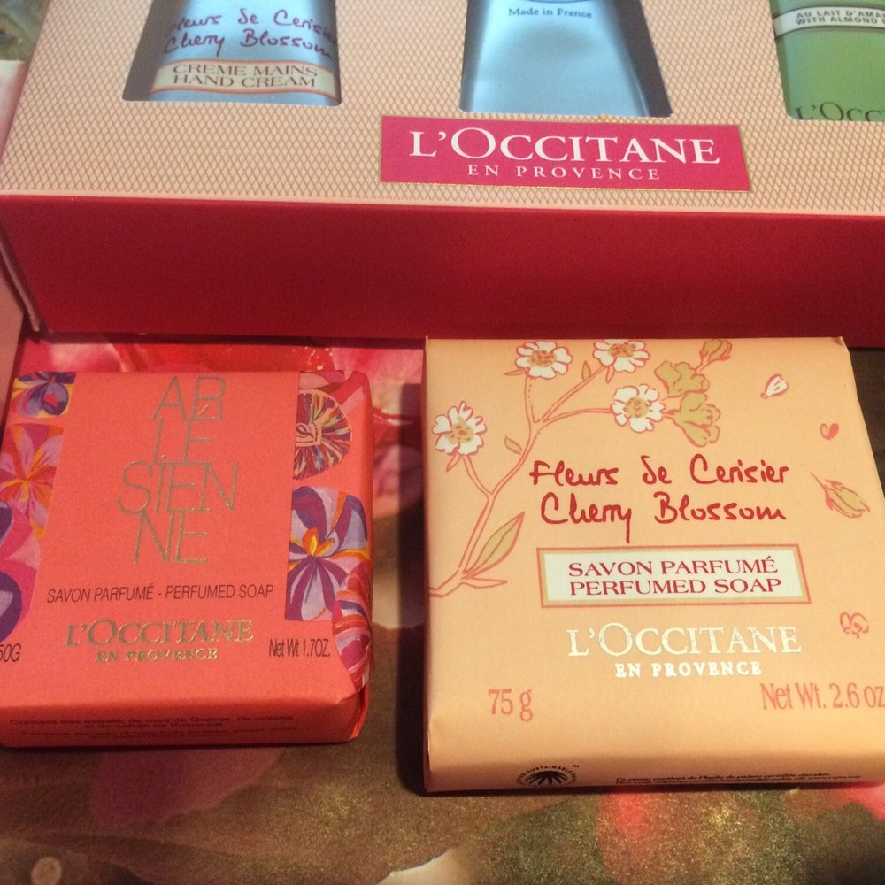 L'Occitane en Provence - Arlésienne Perfumed Soap and Cherry Blossom Perfumed Soap - Cosmetics & Beauty Supply Near Me - San Diego, California