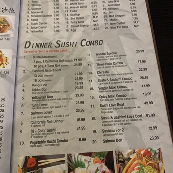 Volcano - Menu - Sushi Bars Near Me - Midland, Texas