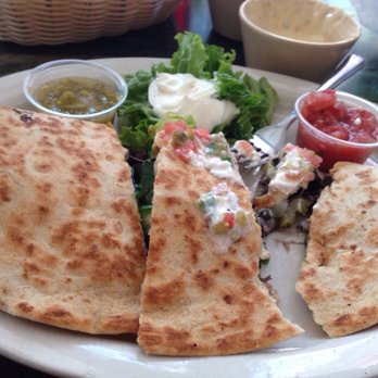 Elmyr - Spinach and jalapeño quesadilla with black beans - Mexican Near Me - Atlanta, Georgia