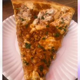 Butter chicken pizza Butter chicken pizza