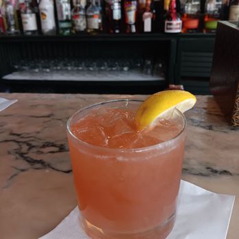 Tarrant's Cafe - Broad street jewel -fruit bourbon drink with a hint of ginger, yummy - New American Near Me - Richmond, Virginia Tarrant's Cafe - Broad street jewel -fruit bourbon drink with a hint of ginger, yummy - New American Near Me - Richmond, Virginia