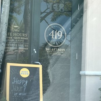419 Cafe - Outside - Sandwiches Near Me - Wellington, Florida 419 Cafe - Outside - Sandwiches Near Me - Wellington, Florida
