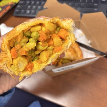 2 Phat Bastard Pies - Vegetable curry pie - Food Stands Near Me - Houston, Texas 2 Phat Bastard Pies - Vegetable curry pie - Food Stands Near Me - Houston, Texas