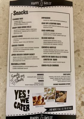 Menu photo 5 The Happy Belly Cafe Clifton, NJ
