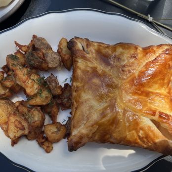 Chama Mama  - Kubdari puff pastry with crispy potatoes - Georgian Near Me - Brooklyn, New York