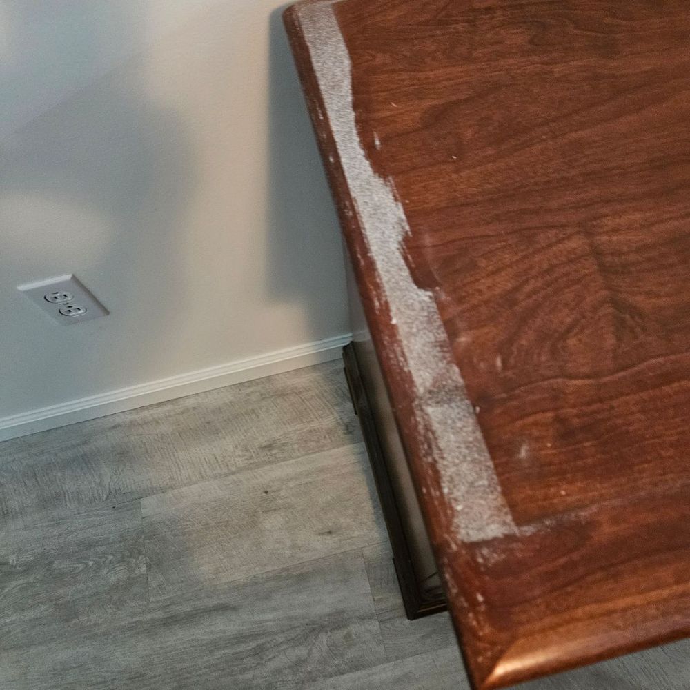 GreenFrog - paint on antique China cabinet - Damage Restoration Near Me - Dayton, Tennessee GreenFrog - paint on antique China cabinet - Damage Restoration Near Me - Dayton, Tennessee