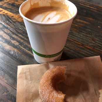 Lift Coffee Roasters - Cinnamon vegan doughnut. Iced cinnamon latte - Coffee & Tea Near Me - Riverside, California Lift Coffee Roasters - Cinnamon vegan doughnut. Iced cinnamon latte - Coffee & Tea Near Me - Riverside, California