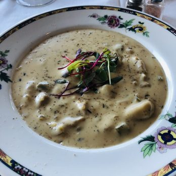 The Carriage House - Chicken dumpling soup - New American Near Me - Mackinac Island, Michigan