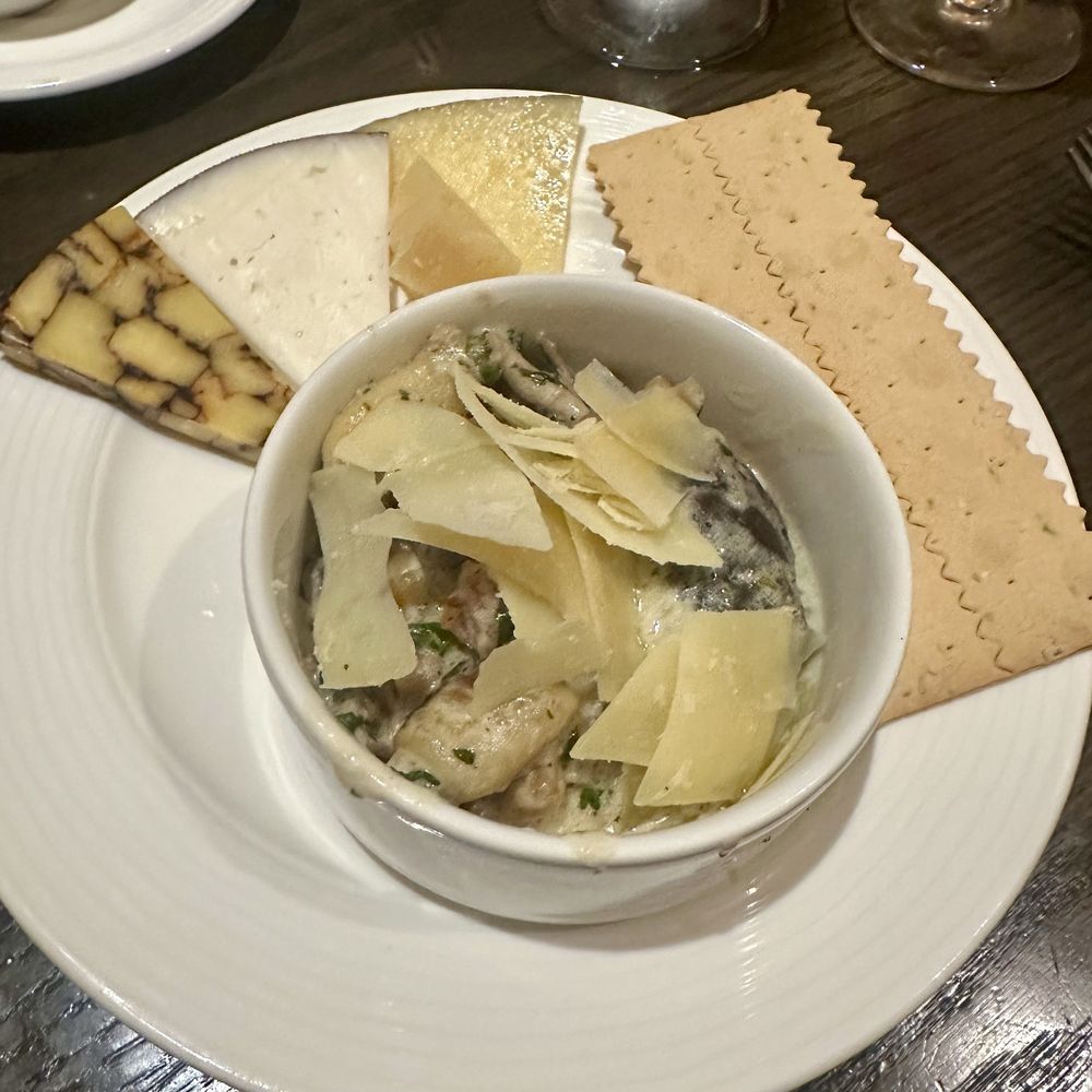 Gnocchi bar was awesome and lots of different cheeses to try. Gnocchi bar was awesome and lots of different cheeses to try.