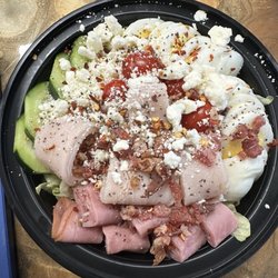 Pressed Cafe - Chef salad with added feta cheese