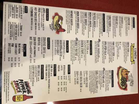 Menu photo 5 The Breakfast Club Moscow, ID