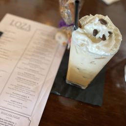 Vanilla coffee latte Vanilla coffee latte
