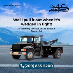 Avila Roadside Assistance - 24*7 towing service in Los Banos  & Tracy - CA