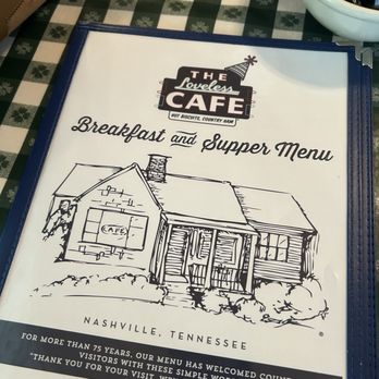 The Loveless Cafe - menu - Breakfast & Brunch Near Me - Nashville, Tennessee