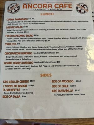 Menu photo 7 Ancora Cafe Albuquerque, NM