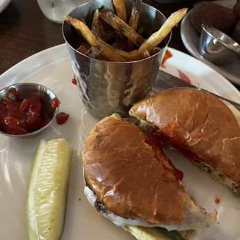 Engine Room - Chicken Burger and Fries - Southern Near Me - Mystic, Connecticut