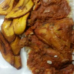 Coconut Rice with Chicken and Tomato Stew. Coconut Rice with Chicken and Tomato Stew.