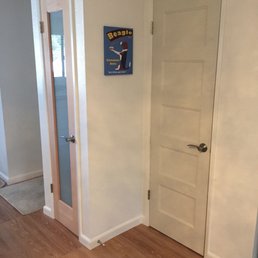 Check out the custom glazed pantry door he made for us! Check out the custom glazed pantry door he made for us!