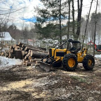 NextGen Services - a loader moving logs in the woods - Excavation Services Near Me NextGen Services - a loader moving logs in the woods - Excavation Services Near Me