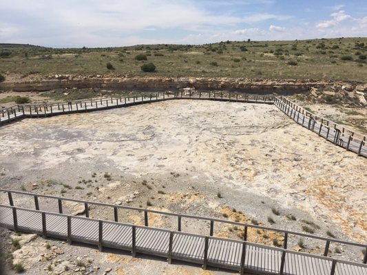 Clayton Lake State Park and Dinosaur Trackways by null