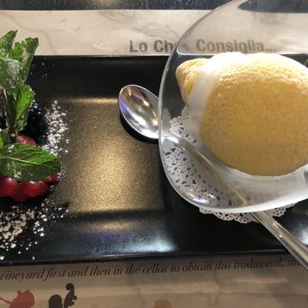 Enoteca Barberini - Lemon sorbet was excellent! - Wineries Near Me - Rome, RM