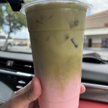 ICED t-house - Rose matcha - Bubble Tea Near Me - Highland, California ICED t-house - Rose matcha - Bubble Tea Near Me - Highland, California