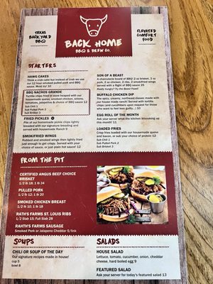 Menu photo 7 Back Home BBQ & Brew Evans City, PA Menu photo 7 Back Home BBQ & Brew Evans City, PA