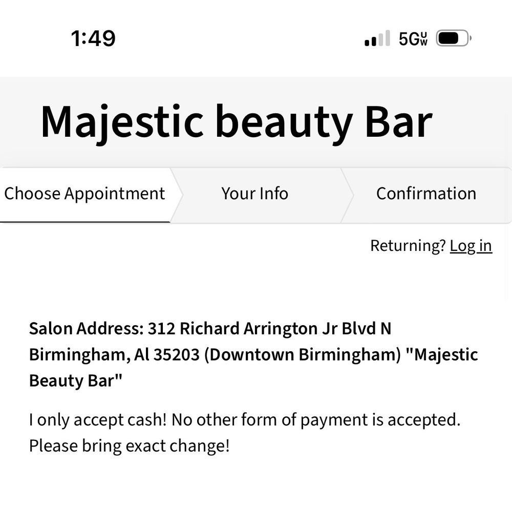MAJESTIC BEAUTY BAR Updated May 2024 312 Richard Arrington Jr Blvd