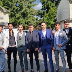 All Black Limo - Wedding celebration