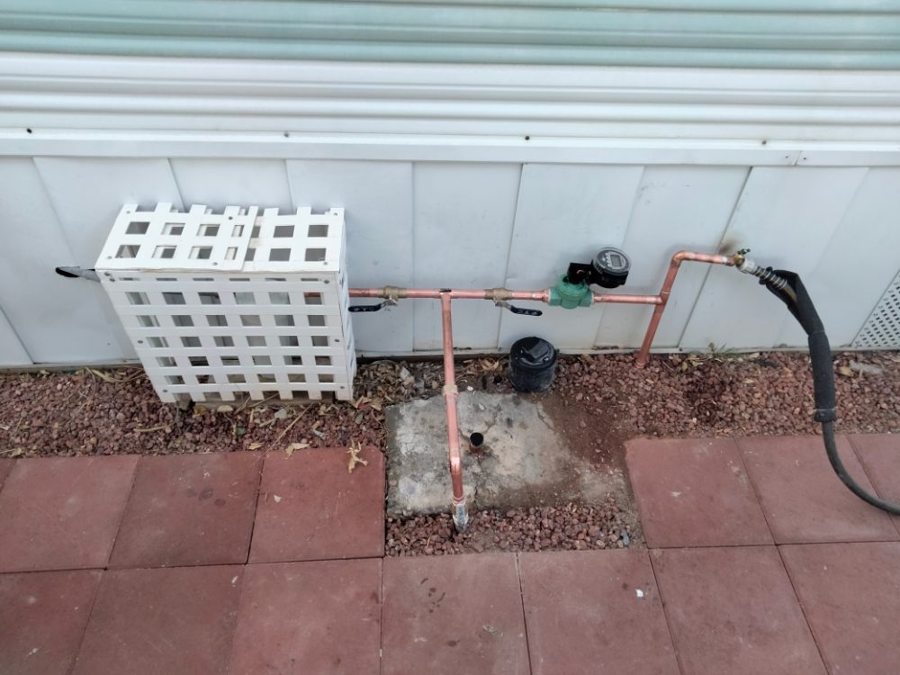 Slide of plumbers crack plumbing