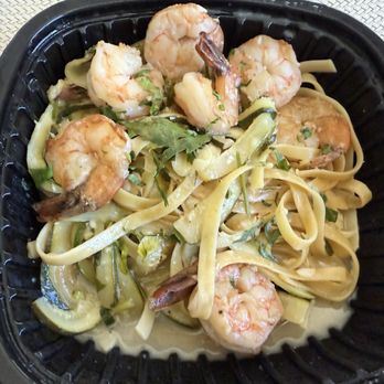 California Pizza Kitchen - Shrimp scampi Zucchini. The portion size was unbelievably small for $21.49 not enough zucchini ribbons or fettuccine - Pizza Near Me - Pleasanton, California
