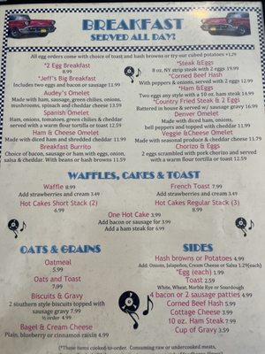 Menu photo 5 Goldie's Route 66 Diner Williams, AZ
