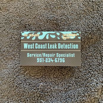 West Coast Leak Detection - Business Card - Plumbing Near Me West Coast Leak Detection - Business Card - Plumbing Near Me