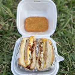 Bacon Eggn Cheese - Bacon sausage egg'n cheese
