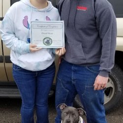 Triple Threat K-9 - Diesel's graduation photo
