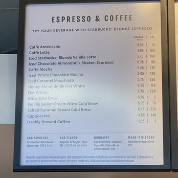 Starbucks - Menu - Coffee & Tea Near Me - Aiea, Hawaii